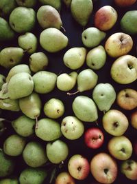 Full frame shot of apples