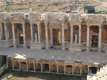 View of old ruins