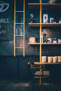 View of books in shelf