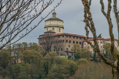 Low angle view of building against sky