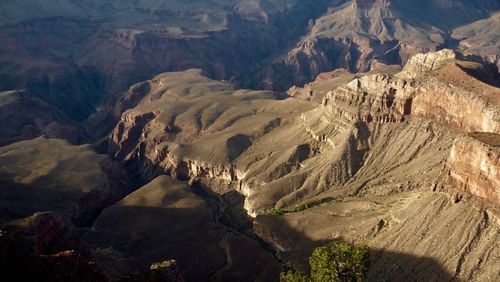 Scenic view of rocky mountains
