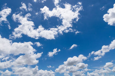 Low angle view of cloudy sky