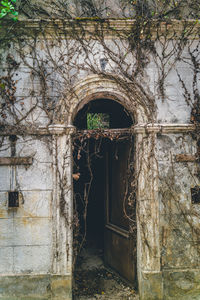 Entrance of old building