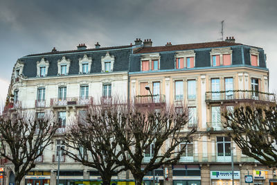 Low angle view of building against sky