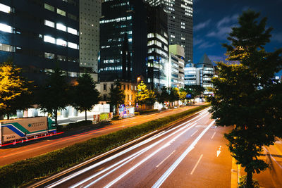 City street with buildings in background