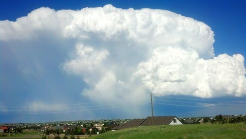 Panoramic view of landscape against sky