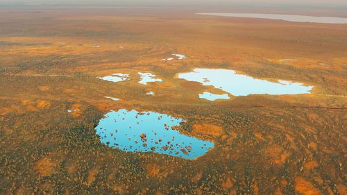 Aerial view of landscape scenery