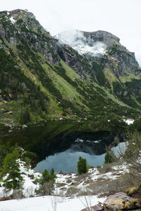 Scenic view of mountains