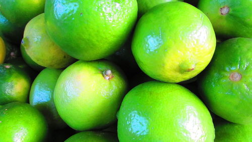 Close-up of green fruits