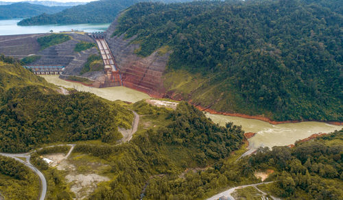 Hydroelectric power plant, with an installed generation a power and transmission system. 