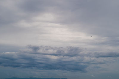 Low angle view of clouds in sky