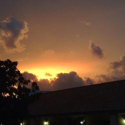 Scenic view of sky at sunset