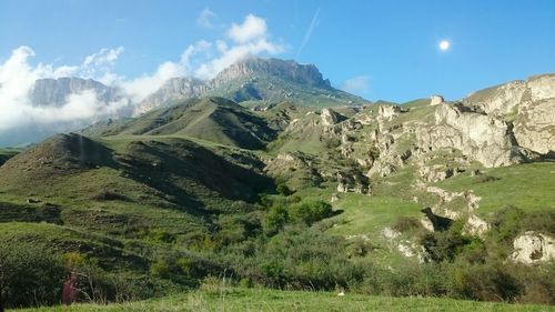 Scenic view of landscape against sky