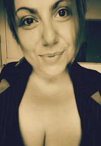 Close-up portrait of young woman