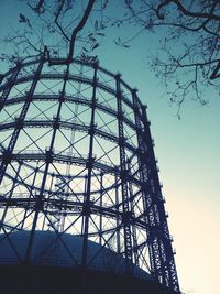 Low angle view of built structure against sky