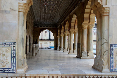 Corridor of historic building