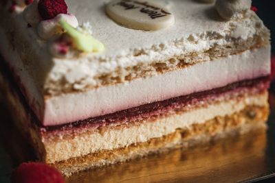Close-up of cake