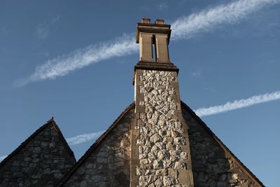 Low angle view of building against sky