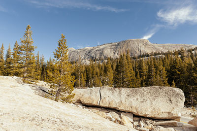 Scenic view of rocky mountains against sky