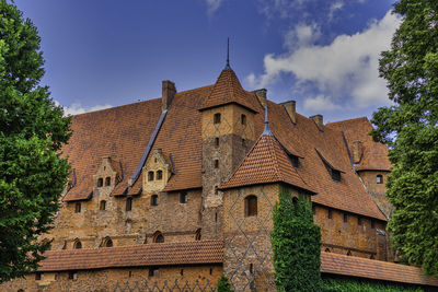 Impressive medieval gothic castle complex - malbork castle, poland