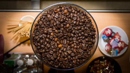 Close-up of coffee beans