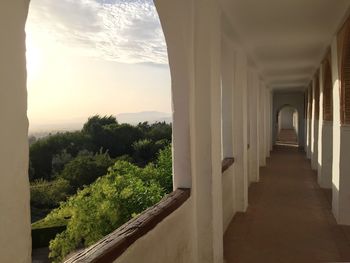 Corridor of building