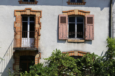 Low angle view of old building