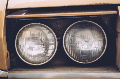 Close-up of motorcycle