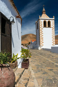 The historic center of betancuria town, fuerteventura, spain