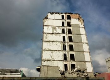 Low angle view of building against sky