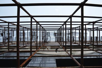 Low angle view of built structure against sky