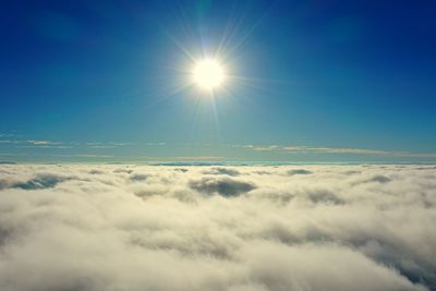 Low angle view of clouds in sky