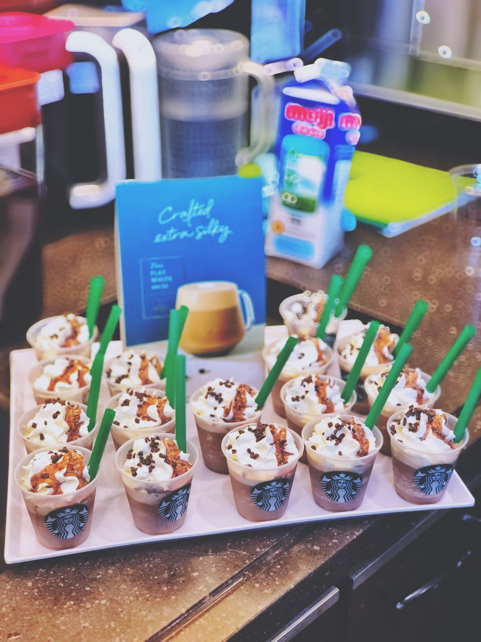 food and drink, food, still life, freshness, indoors, no people, temptation, variation, choice, indulgence, close-up, unhealthy eating, sweet food, ready-to-eat, for sale, side by side, large group of objects, high angle view, table, sweet, retail display, tray, snack