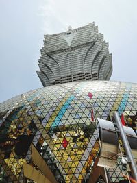 Low angle view of building against sky