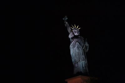 Low angle view of statue