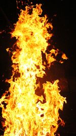 Close-up of bonfire