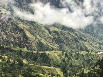 High angle view of landscape