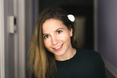 Portrait of woman smiling