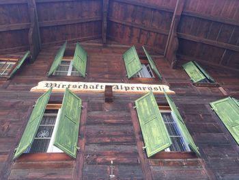 Low angle view of staircase