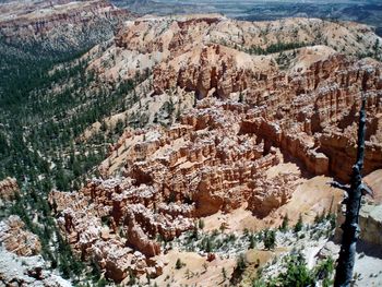 High angle view of bryce canyon national park