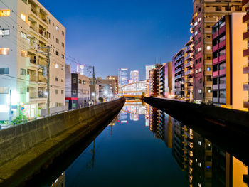 Katabira river at night