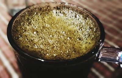 Close-up of coffee