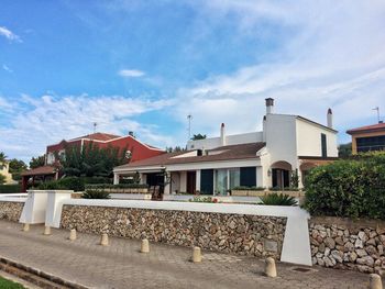 Houses against sky