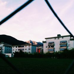 View of built structure against clear sky