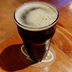 Close-up of drink on table