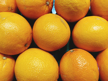 Close-up of oranges for sale in market