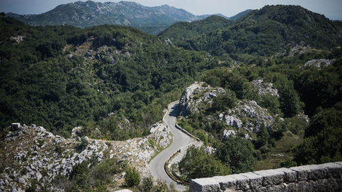 Scenic view of mountains