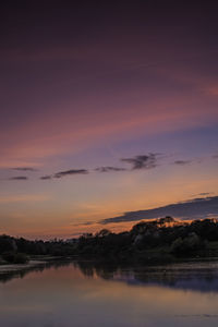 Scenic view of sunset sky