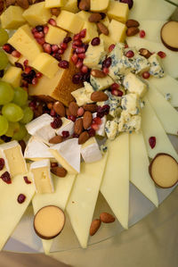 Close-up of fruits in plate
