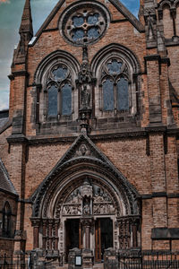 Low angle view of historic building